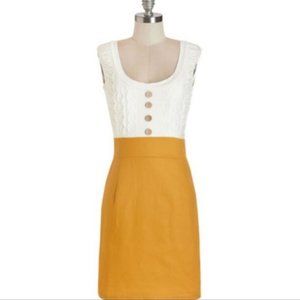 Modcloth Lace Bodice dress size M